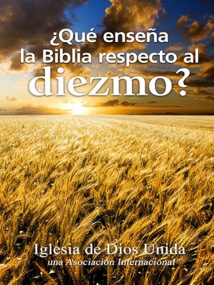 cover image of ¿Qué enseña la Biblia respecto al diezmo?